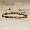 2x4mm Dainty Imperial Jasper Bracelet for Women Handwoven Adjustable Healing Stone Jewelry Alloy Main Material for Anniversary