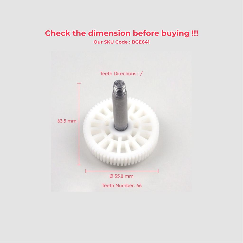 Moteur d'essuie-glace de pare-brise avant EGE641, équipement de réparation 0390241538 pour Opel Astra H 66 dents
