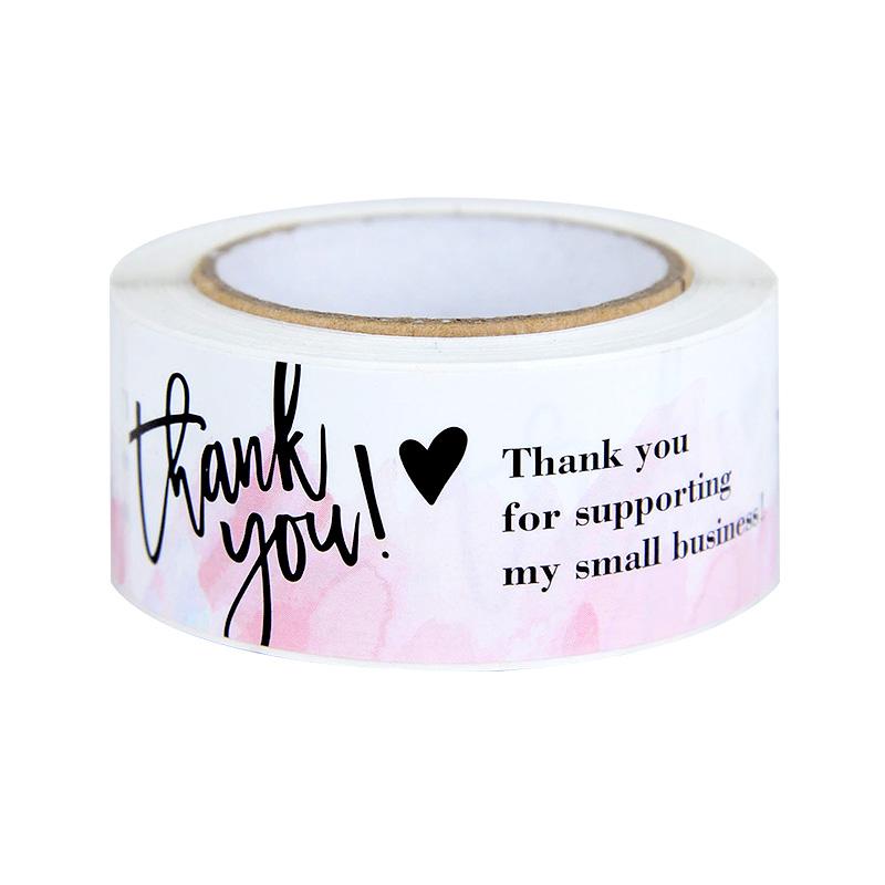 120Pcs Thank You for Your Order Stickers Labels for Envelope Sealing for Small Business Decor Sticker Stationery Package Decor