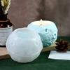 Mond Kerzenständer Silikonform Kerzenbecher Formen Gips Kerzenhalter Form Aromatherapie Behälter Dekorationen Formen