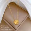 Real Gold Cold Necklace In The E-Commerce Good Goods Furnace, Women'S Collarbone Chain With Jewelry