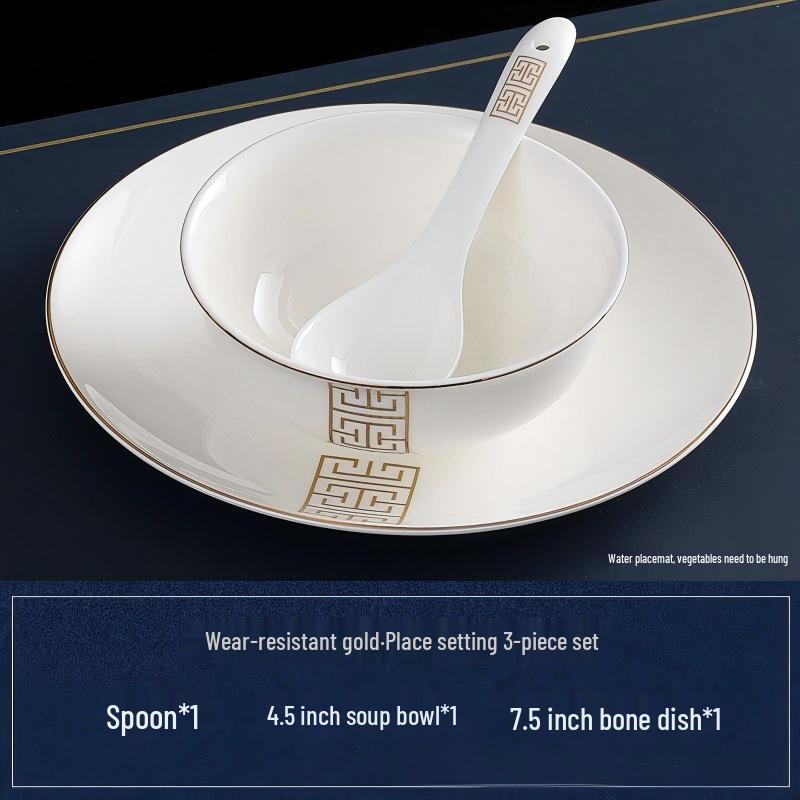 Chinese Style Bone China Dinnerware Set