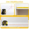 The Almighty Ruler 3-in-1 Laser Measuring Tape, 40/60m Digital Measuring, Laser Measuring Tool, Handheld Electronic Digital Tape Measure with LED