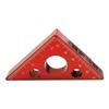 45/90 Degree Angle Ruler Aluminum Alloy Right Angle Ruler Imperial Metric Scale Height Measuring Gauges Woodworking DIY Tool