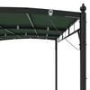 Gazebo 4 X 3 X 2.55 M Green Fabric and Aluminum 180 Gsm