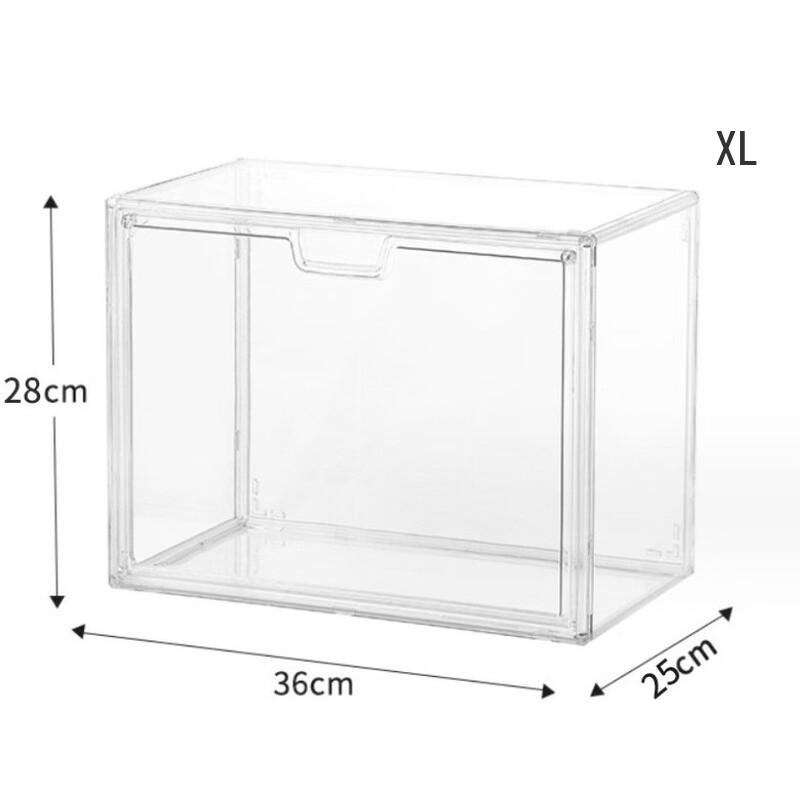 Zhaiwanjia Foldable Transparent Storage Organizer Box