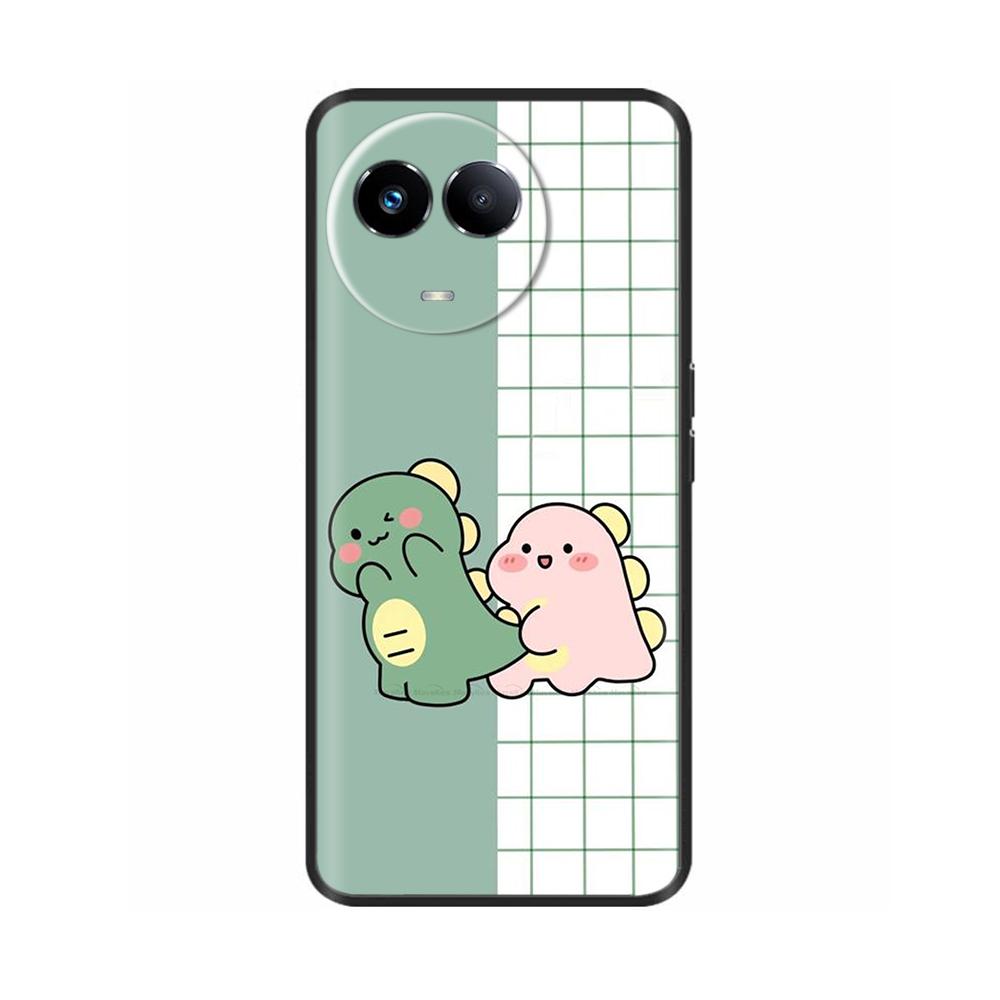 For Realme 11 5G Case Cute Design Soft Liquid Silicone Back Cover For Realme 11X Realme11 11 X 2023 RMX3785 Protection Housing