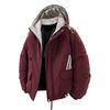 Lässige Herren Baumwolljacke Einfarbig Locker Winter Täglich Warm