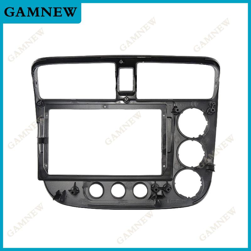 9 Inch Car Fascia Frame Adapter For Honda Civic Rebon 2001-2005 Android Radio Dashboard Fitting Panel Kit Face Plate