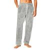 Men's Drawstring Pocket Flannel  Pants Homewear Sleep Pants