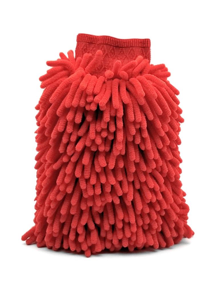 Microfiber Car Wash Mitt Double Sided Chenille Auto Gloves Ultra Absorbent Wash Car Sponge Scratch Free Microfiber Car Cleaning