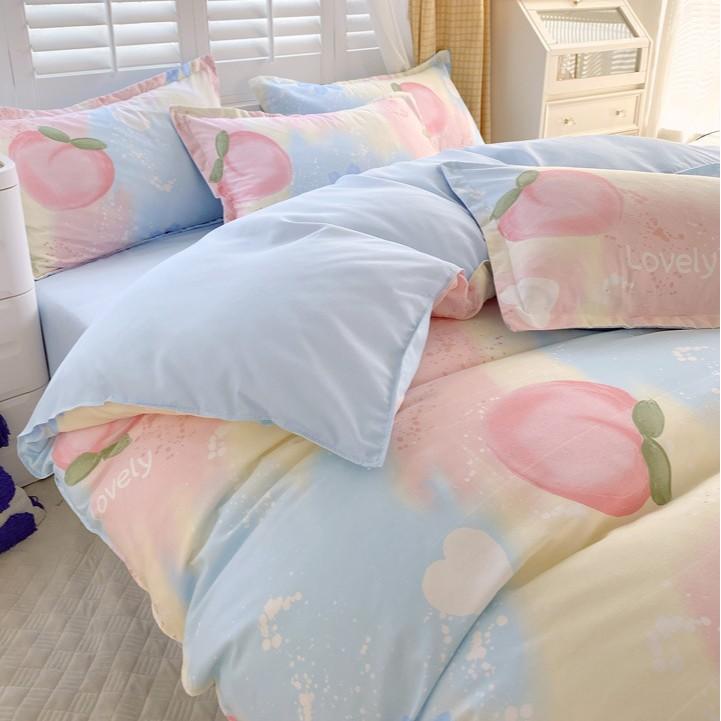 Bed Sheet Bedding Four-piece Set Thickened Brushed Quilt Cover Bed Dormitory Bedding Quilt Cover