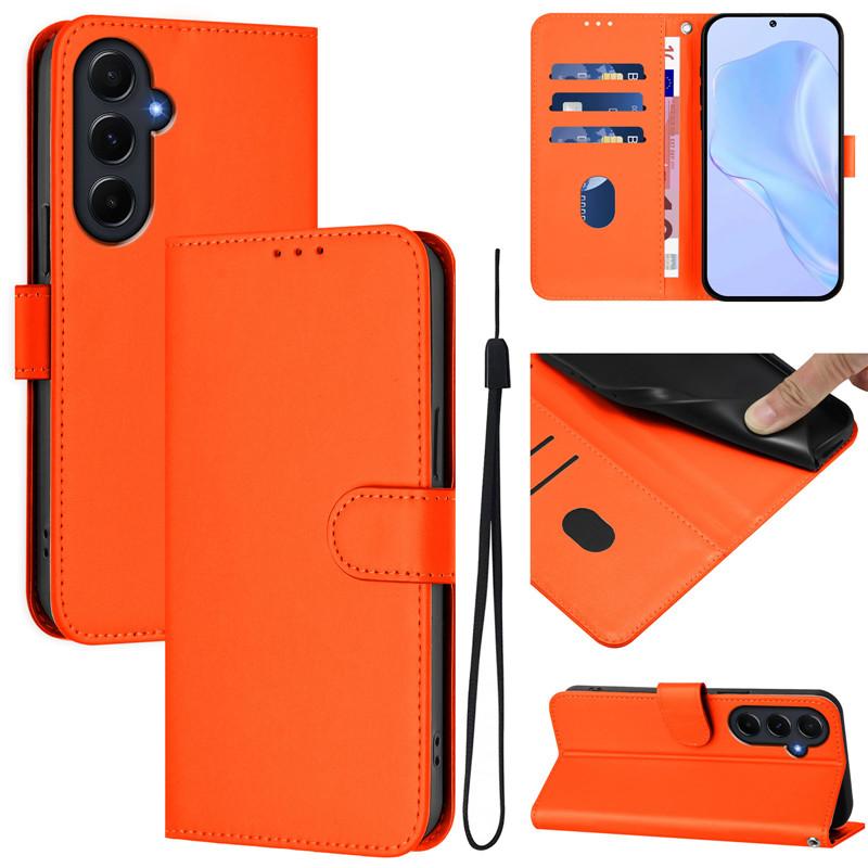 Luxus Flip Lederhülle für Samsung Galaxy M05 M15 M55 M35 5G Klapphülle für Samsung C55 F15 F05 4G Brieftaschentaschen Blumenhüllen