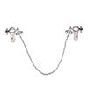 QKKQ Stainless Steel Animal Teeth Nipple Clamps With Adjustable Chain Breast Restraints Female Masturbation Sex Toys BDSM Slave