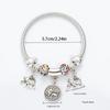 Stylish Elephant Charm Bracelet for Women Spring Elastic Animal Jewelry Gift