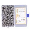 249Pcs Acorn Hex Cap Nuts Assortment Kit M3?M12 DIN1587 304 Stainless Steel Bright Finish