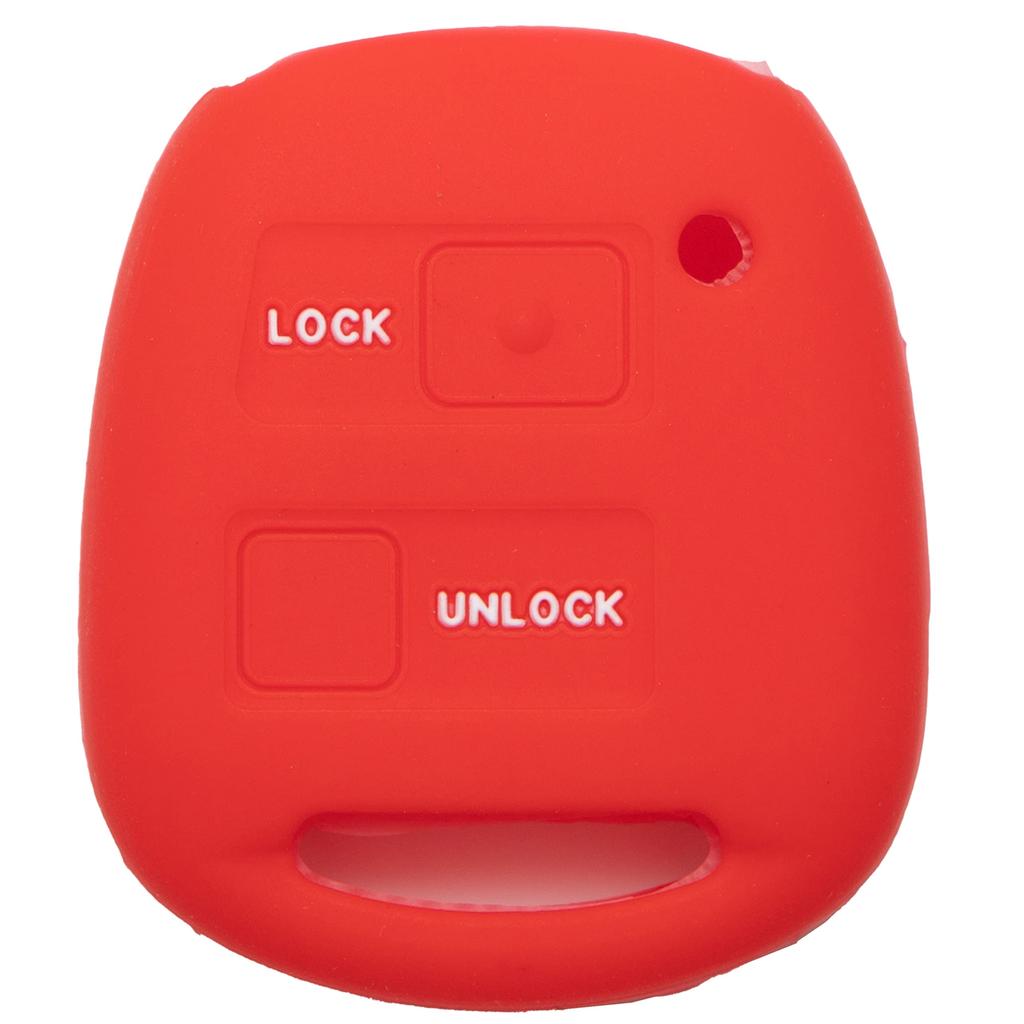 [MALAKO] Toyota Daihatsu Keyless Key Silicone Cover 2 Buttons Vitz Estima Corolla Passo Auris