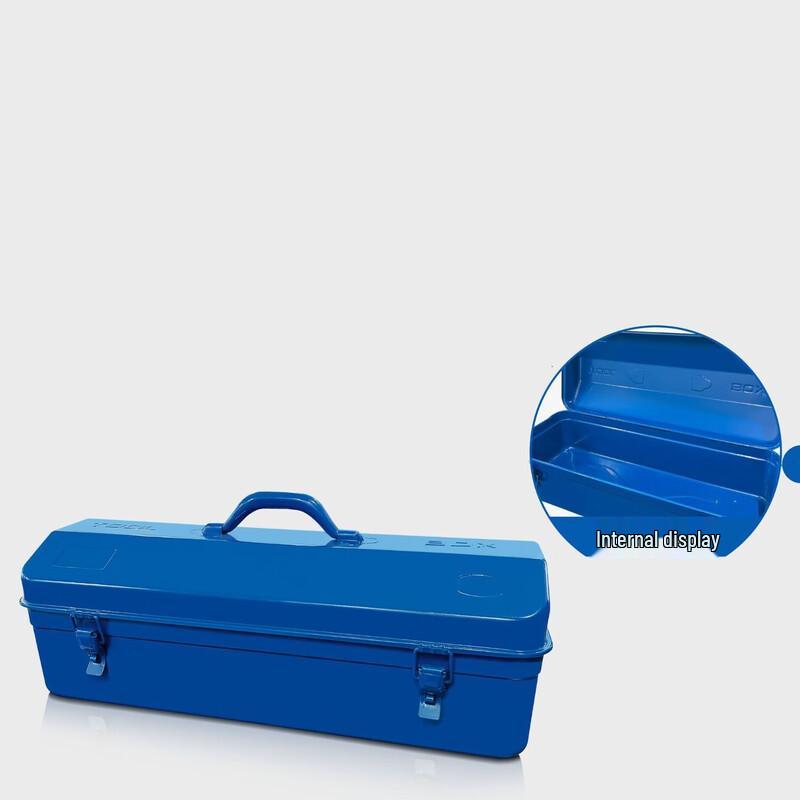 

Thickened Large Capacity Metal Toolbox CN plug (adapter included)