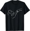 Hond En Mensen Vuist Hand Hond Man Vriendschap Botsing Hondenpoot T-shirt