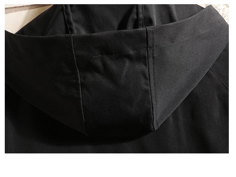 Herre Trendy Hette Half-Zip Vindjakke - Vår/Høst Streetwear