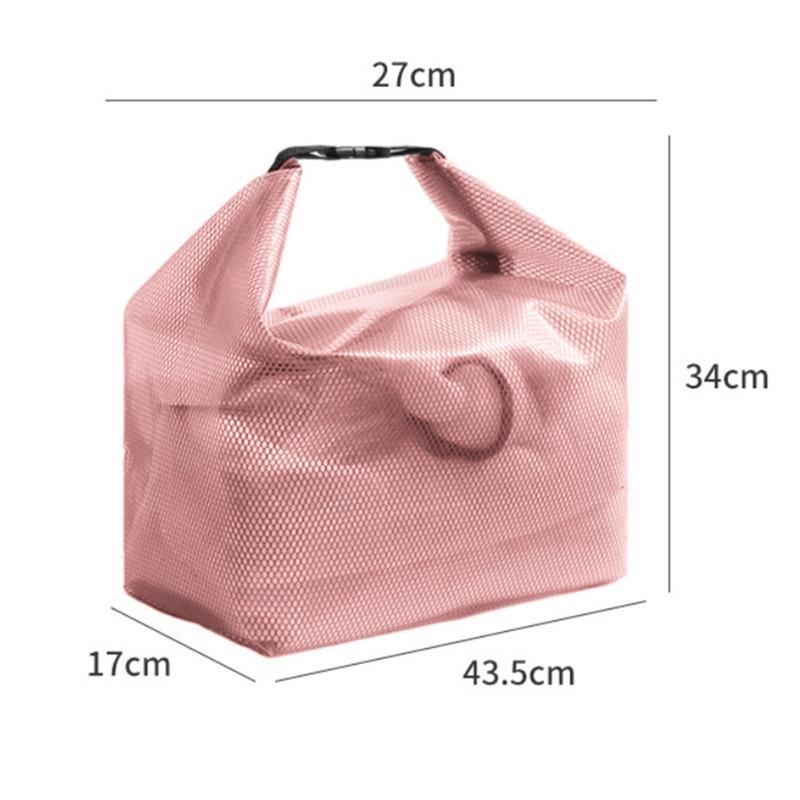 Translucent Waterproof Toiletry Bag Large Capacity Portable Women Cosmetic Pouch for Business Trip Bathroom Use