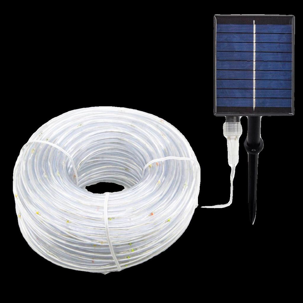 LED Solar Colorful Waterproof Outdoor String Lights for Courtyard, Balcony, and Garden Decoration