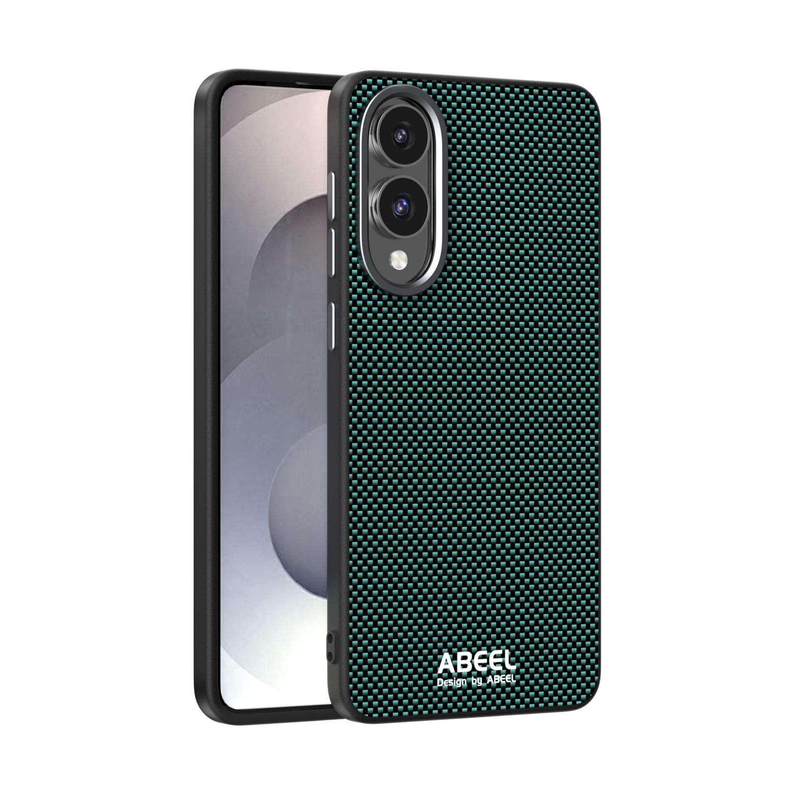 

For Samsung Galaxy S25 Edge Case Magsafe Slim Ecology Leather Magnetic Carbon Fiber Case Cover Metal Lens Drop Test Grip Etui Pc + tpu&Galaxy S25 Edge зелёный