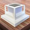 Solar Post Lights Waterproof Deck Post Cap Light Solar Garden Light Solar Powered Fence Street Light for Deck Patio Garden Decor