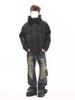 Men's Trendy Hooded Winter Coat - Thick Cotton Puffer with European & American Streetwear Design