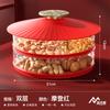 Plastic Dried Fruit Box Squirrel Cover Round Snack Tray Candy Box Food Organizer Melon Seed Nut Dried Fruit Plate Storage Boxes