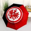 1 PC Automatic Folding Umbrella - Frankfurt Football Pattern Portable Foldable Design With 8 Ribs Christmas Birthday Gifts