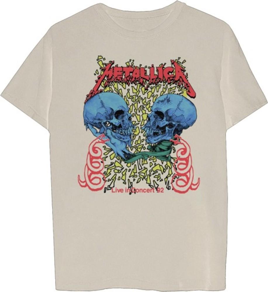 METALLICA cd lgo LIVE IN CONCERT  92 Official SHIRT XL New lightning black album Unisex T-Shirt XL