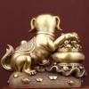 Copper Dog Treasure Bowl Dog Home Office Desktop Decoration Zodiac Dog Treasure Dog Ornament
