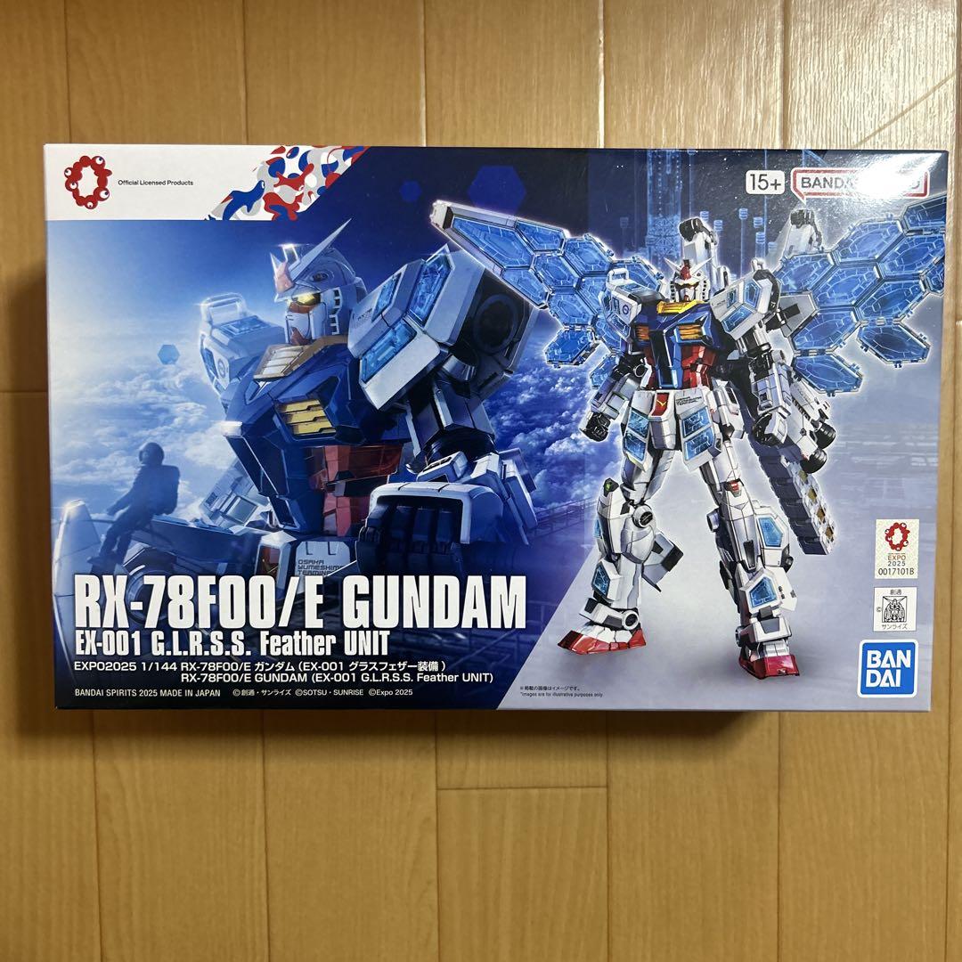 

[USED] Osaka Expo RX-78F00/E Gundam (EX-001 Glass Feather Equipped)