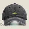 Lawyer - Fish Relationship Humor Fashion Washed Baseball Cap Hat Outdoor Activities