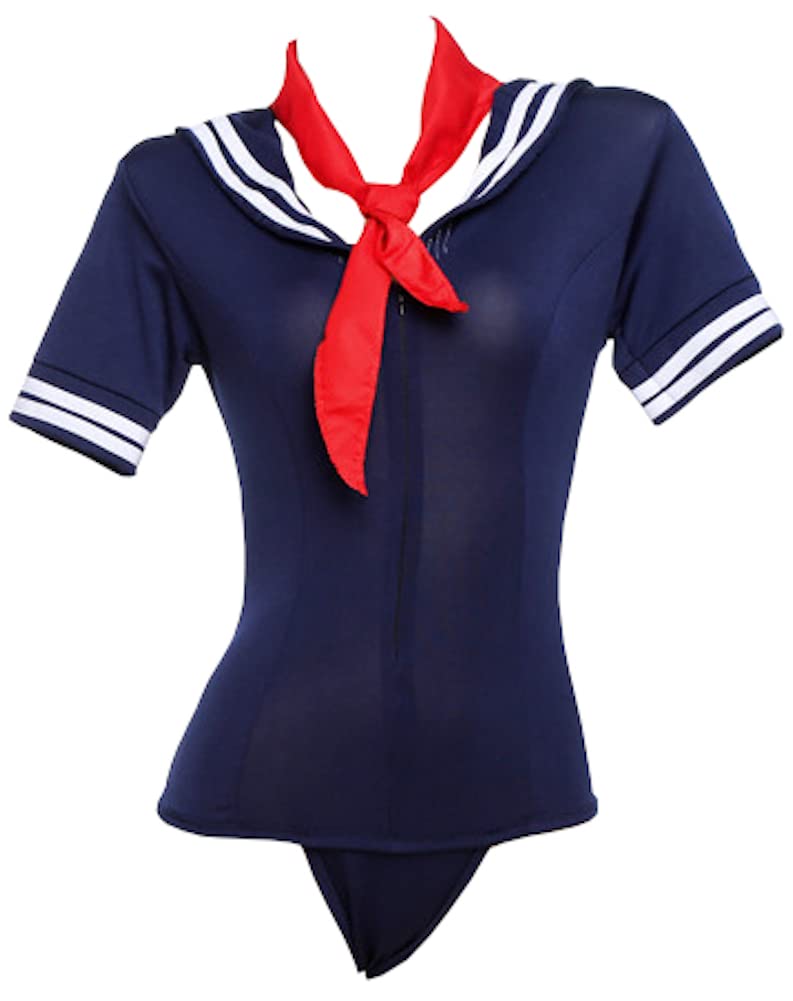

Матросский купальник свободный TOKYO GOODS MARKET [PURebon] униформа, V-образный вырез, косплей, размер,