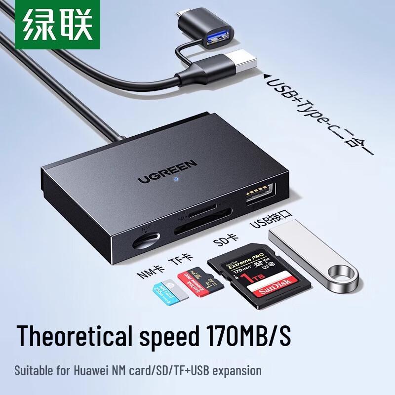 Ugreen CM812 Dual-Interface Card Reader