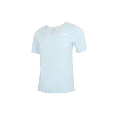 Dri-FIT Training Sport Schnelltrocknendes Kurzarm-T-Shirt Damen Tops Blau CJ9445-474