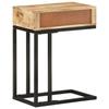 VidaXL Table d'appoint en forme d'U 45x30x61cm Bois de manguier massif