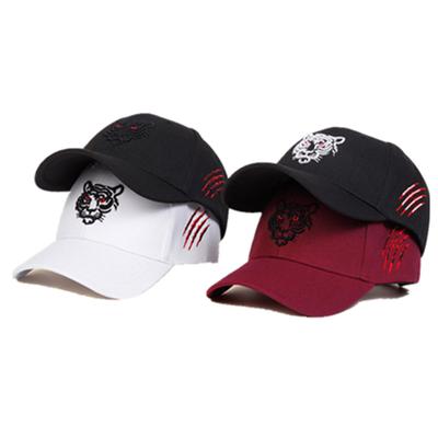 Children Tiger Embroidery Cotton Baseball Hat Boys and Girls Spring and Autumn Outdoor Hats Fashion Leisure Sunscreen Cap Hip Hop Caps