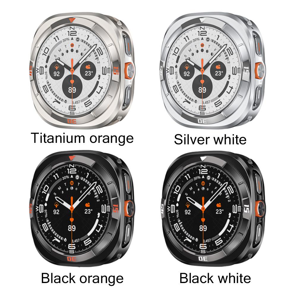 Herrfodral i aluminiumlegering för Samsung Galaxy Watch Ultra 2025 Skyddande Hårt Ramverk Legeringsskal för Galaxy Watch Ultra 47mm 2024
