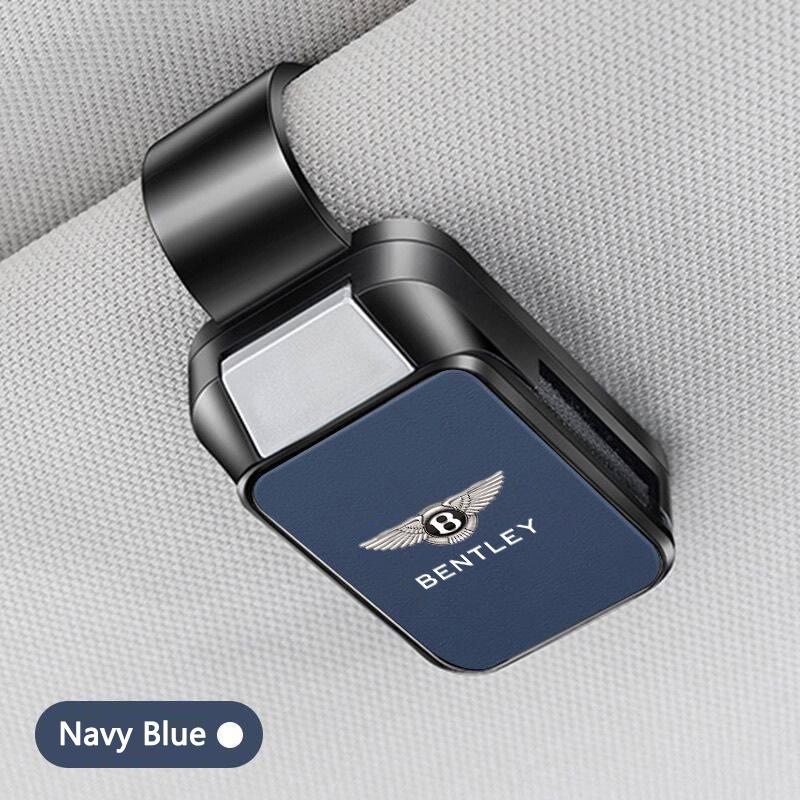 

Car Portable Glasses Storage Multi-functional Sunshade Board Clip for New Bentley Flying Spur Continental GT Bentayga Mulsanne темно-синий