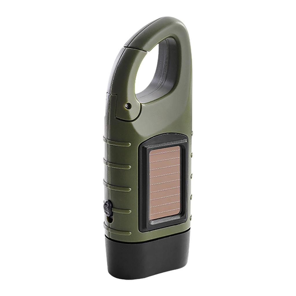 Solar Rechargeable Hand-cranked Portable Emergency Self-generating Lighting Lamp