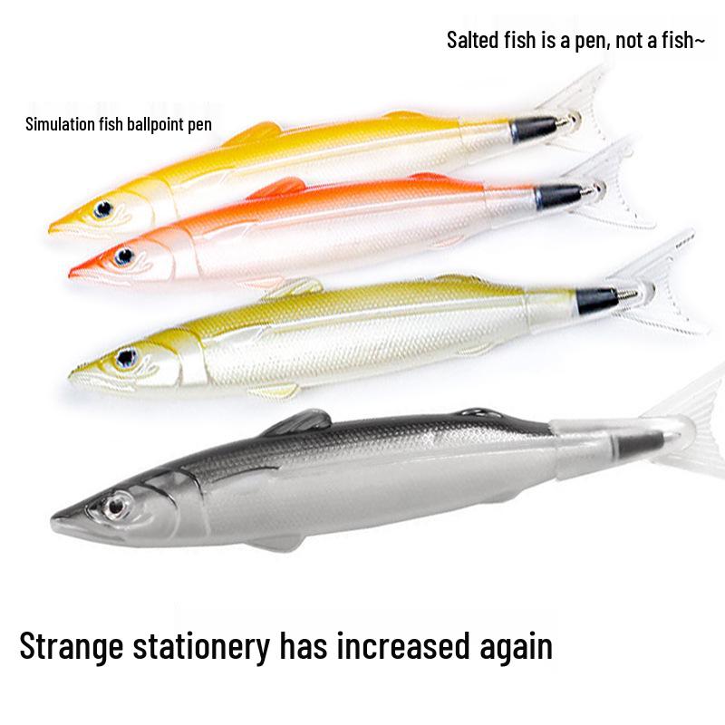 Creative Fish-Shaped Ballpoint Pen – Ocean Theme Gift