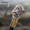 Golden Black Monkey Animal Fashion Walking Stick Decorative Cospaly Vintage Party Fashionable Walking Cane Crosier 92cm
