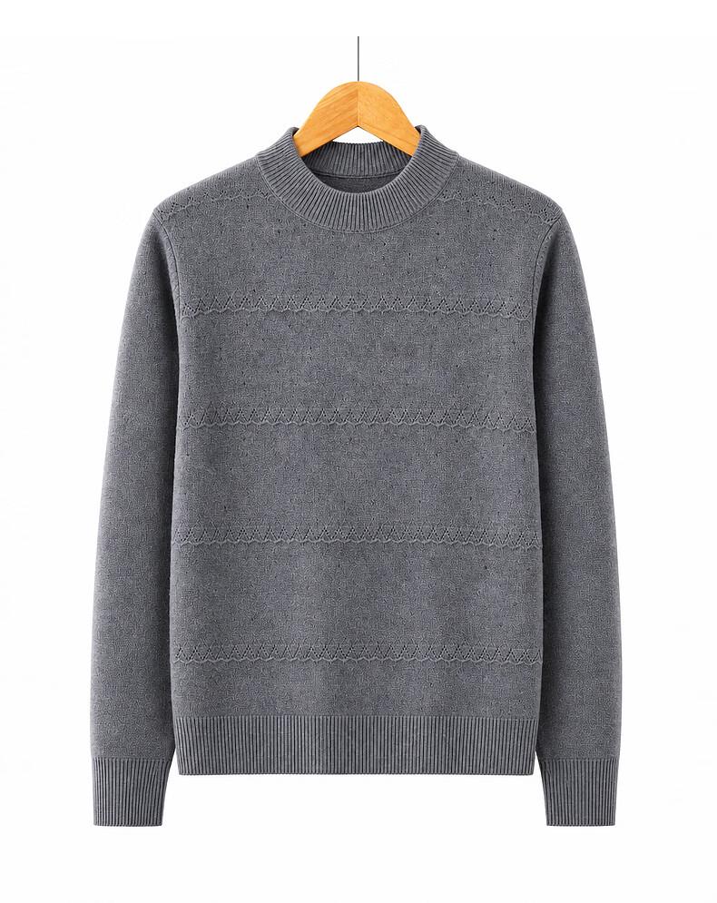 Women's Round-Neck Embellished Knit Sweater