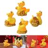 Dragon Miniature Figurine - Festive Chinese Year Decor for Home and Office