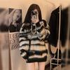 Striped Casual Round Neck Pullover Knitwear - 2025 Autumn/Winter Loose Long Sleeve Women's Sweater