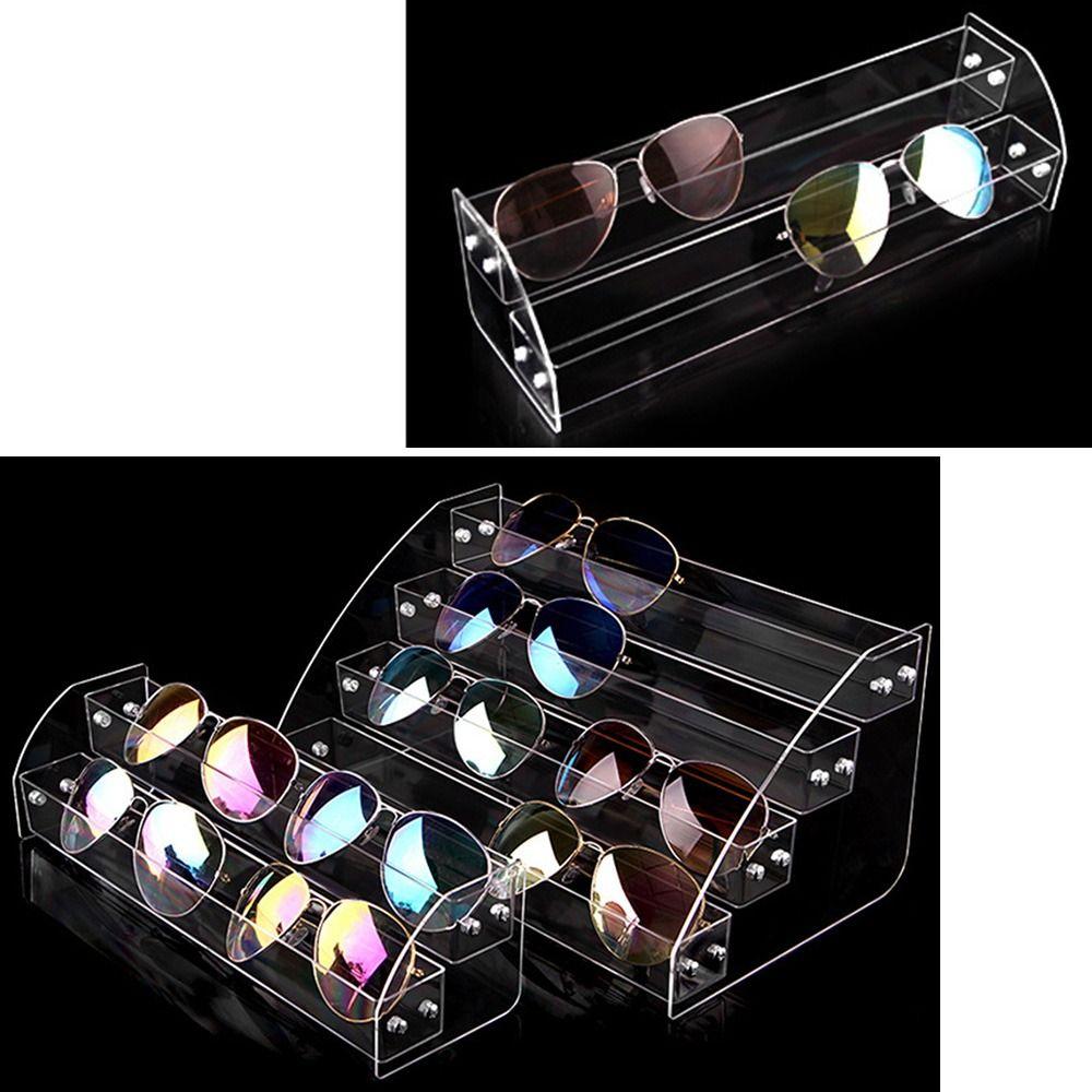 Holder Storage Box Acrylic Stand Glasses Frame Tray Sunglass Display Rack Jewelry Organizer