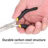 Carbon Steel Long Flat Nose Pliers Small Size Mini Pliers Needle Nose Pliers  Small Object Gripping